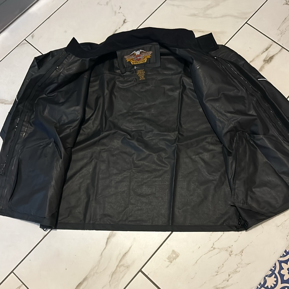 Harley Davidson, rain jacket. PVC - Picture 8 of 9
